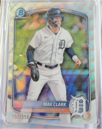 2025 Bowman Chrome #BCP-24 Max Clark — front