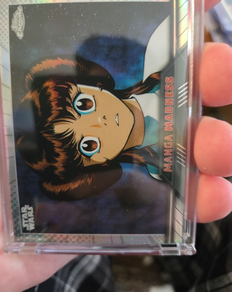 2023 Topps Chrome Star Wars Manga Madness #MM-14 Princess Leia — front