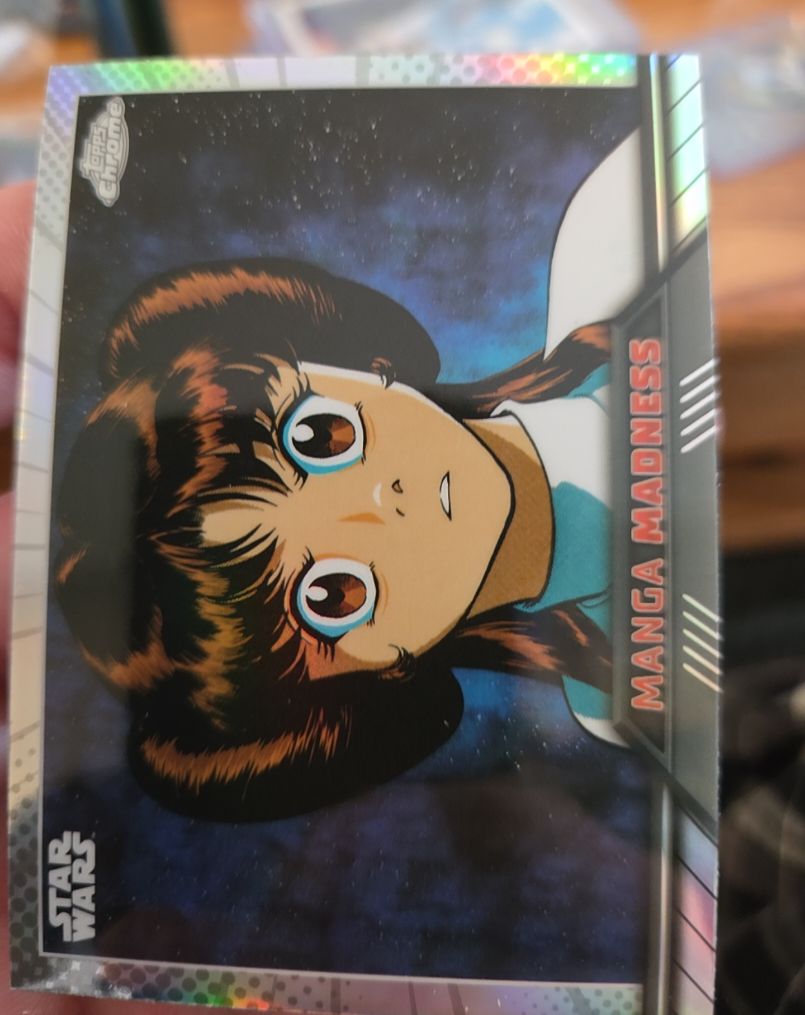 2023 Topps Chrome Star Wars Manga Madness #MM-14 Princess Leia — front
