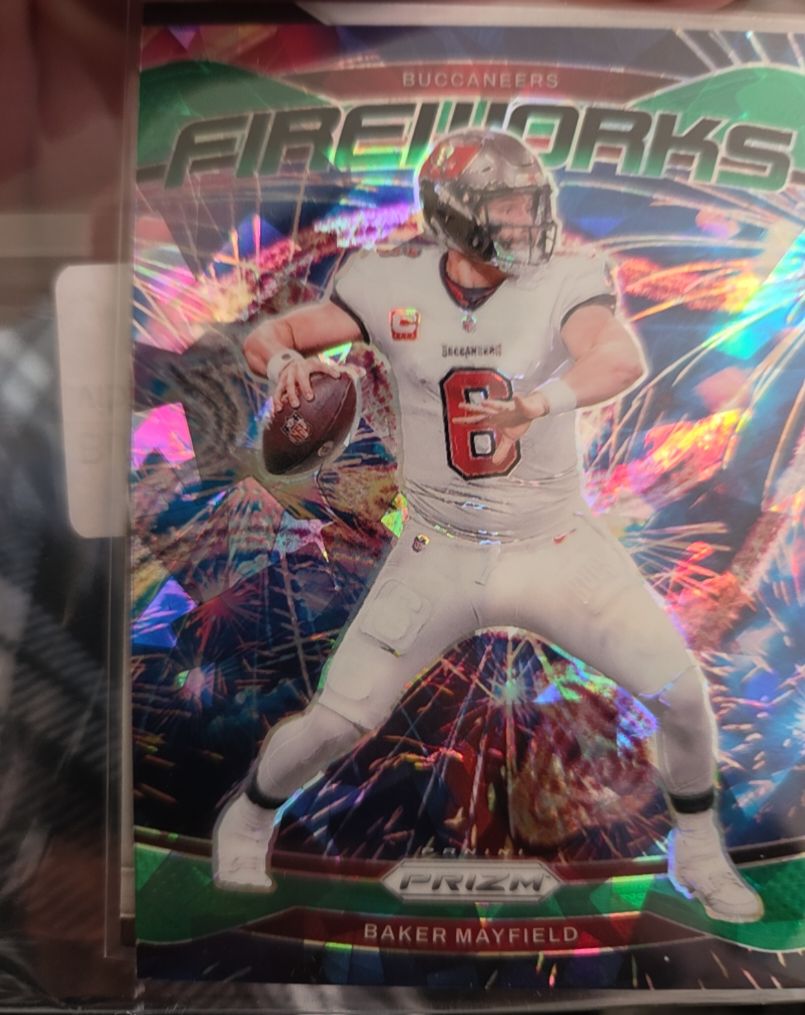 2024 Panini Prizm Fireworks #6 Baker Mayfield — front