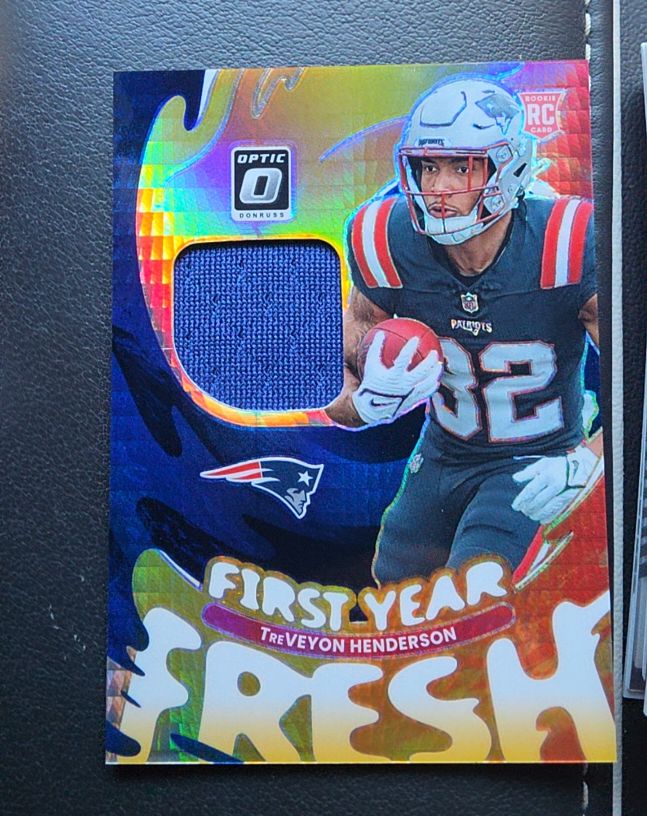 2025 Panini Donruss Optic First Year Fresh #FYFBH-THN TreVeyon Henderson — front