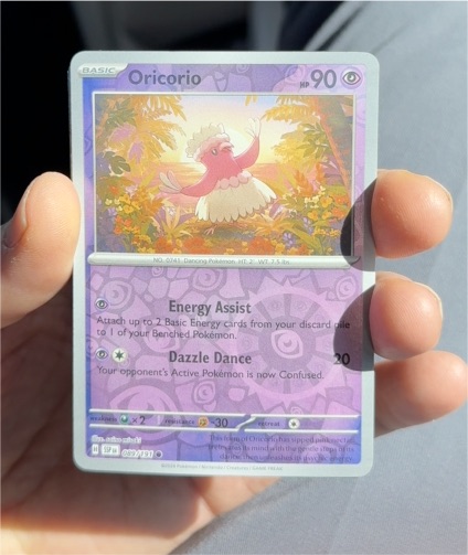 Oricorio 089/191 Sv08: Surging Sparks Reverse Holo — front
