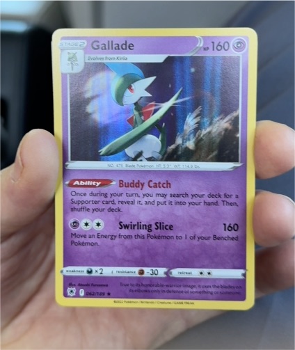 2022 Pokémon Sword & Shield Astral Radiance #062 Gallade — front