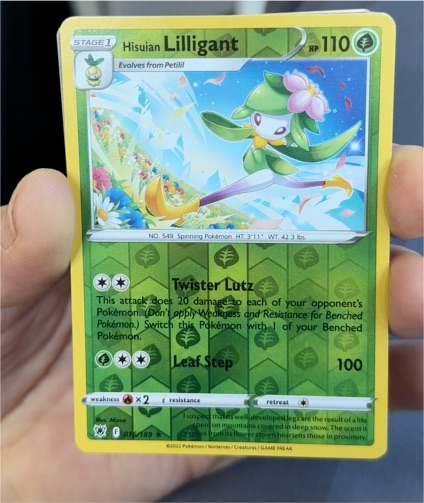 2022 Pokémon Astral Radiance #016 Hisuian Lilligant — front