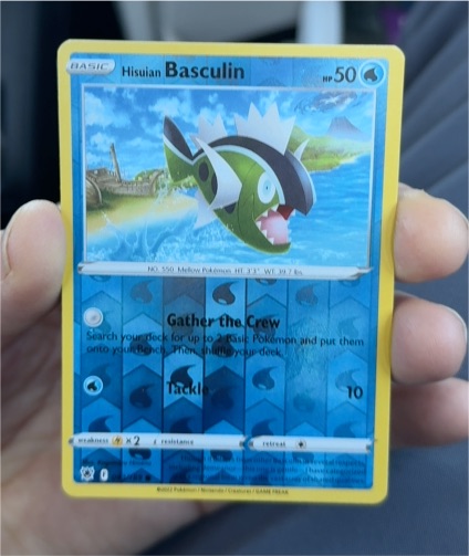 2022 Pokémon Astral Radiance #043 Hisuian Basculin — front
