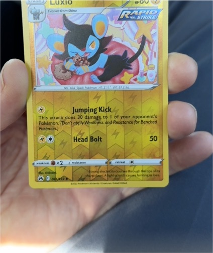 2023 Pokémon Crown Zenith #041 Luxio — front