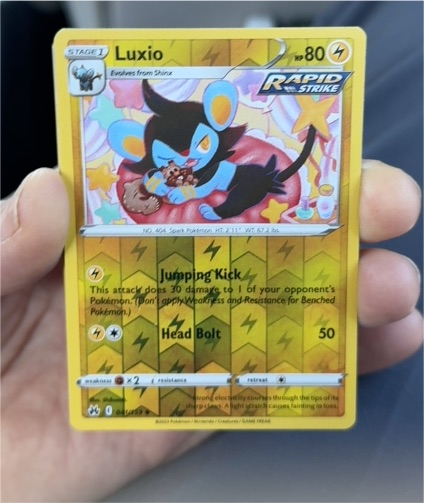 2023 Pokémon Crown Zenith #041 Luxio — front