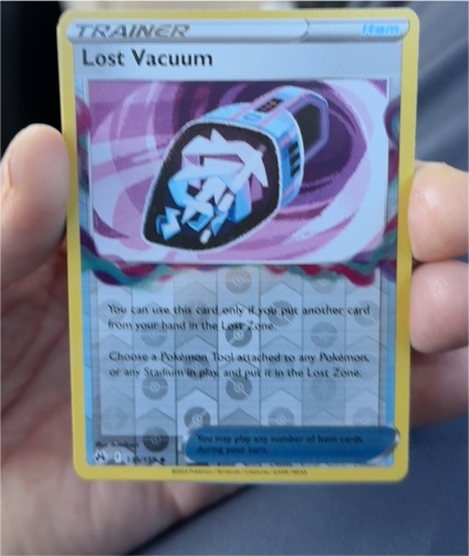 2023 Pokémon TCG Crown Zenith #135 Lost Vacuum — front