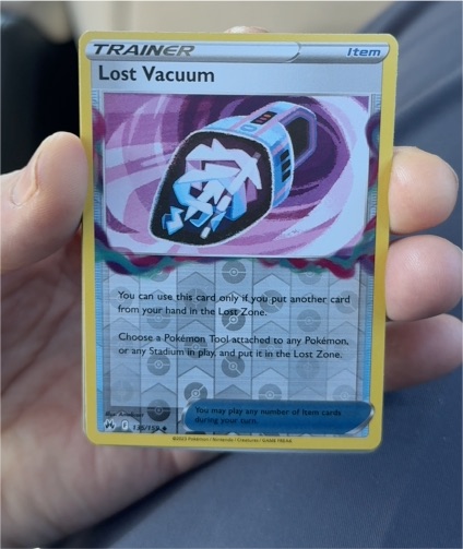 2023 Pokémon Sword & Shield Crown Zenith #135 Lost Vacuum — front