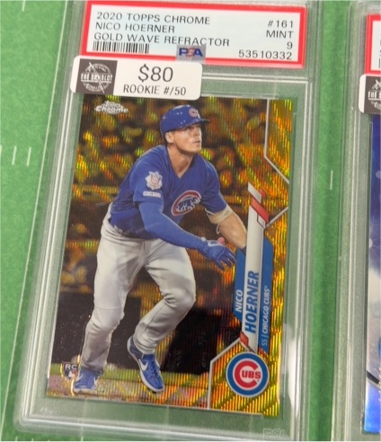 2020 Topps Chrome #161 Nico Hoerner — front