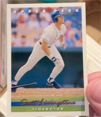 1993 Upper Deck #63 Scott Livingstone — front