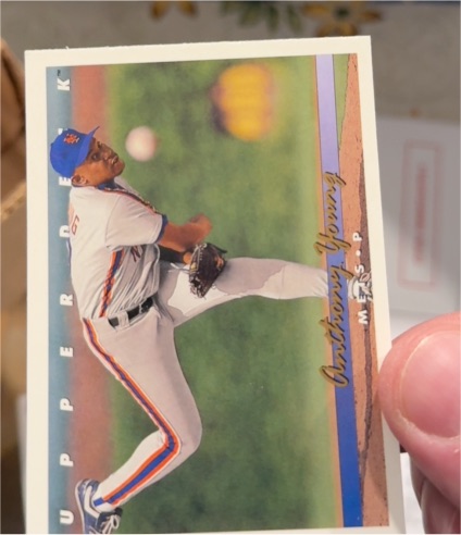 1993 Upper Deck #71 Anthony Young — front