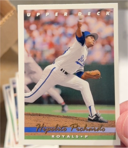 1993 Upper Deck #72 Hipolito Pichardo — front