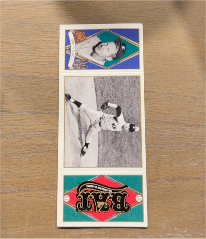 1993 Upper Deck BAT Triple-Folders #104 Mel Parnell — front