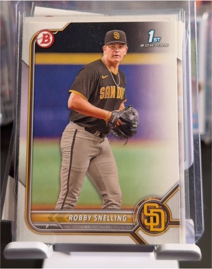 2022 Bowman Draft #BD-82 Robby Snelling — front