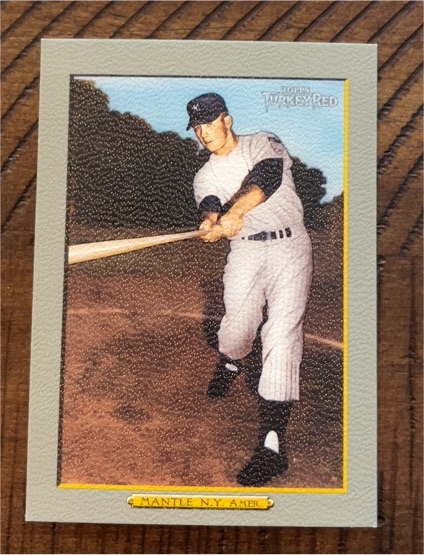 2006 Topps Turkey Red #586 Mickey Mantle — front