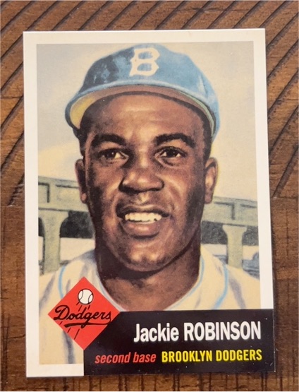 1991 Topps Archives 1953 #1 Jackie Robinson Brooklyn Dodgers — front