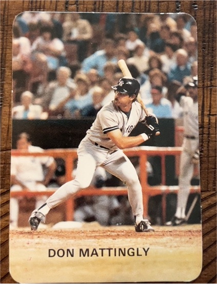 1986 Rob Broder #40 Don Mattingly — front