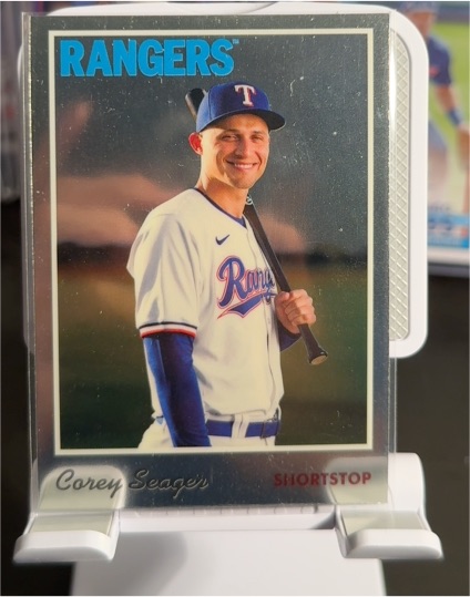 2024 Topps Chrome Lids Mitchell & Ness #22 Corey Seager — front