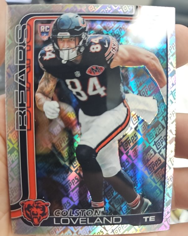 2025 Topps Chrome #345 Colston Loveland — front