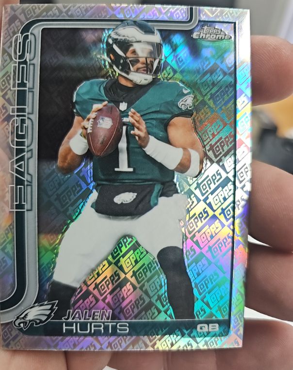 2025 Topps Chrome #247 Jalen Hurts — front