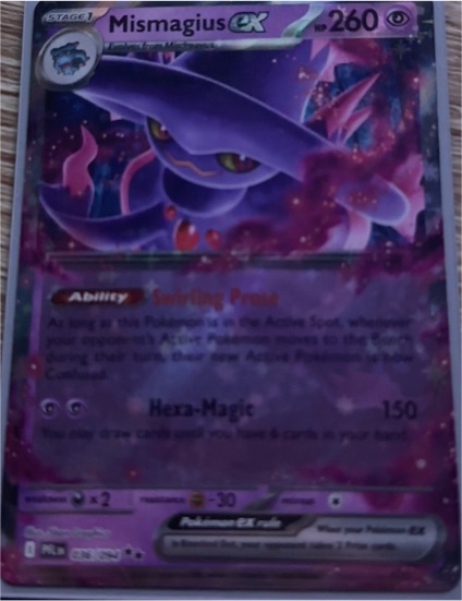 2025 Pokémon #036 Mismagius EX — front