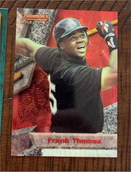 1994 Bowman's Best #55 Frank Thomas — front
