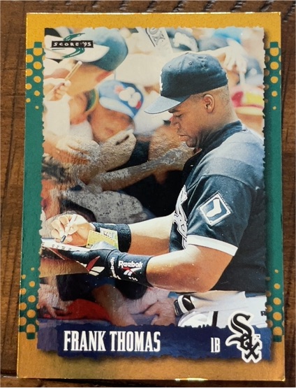 1995 Score #1 Frank Thomas — front