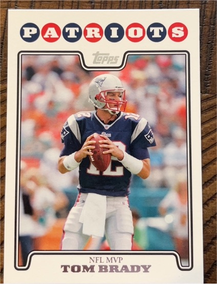 2008 Topps #328 Tom Brady — front