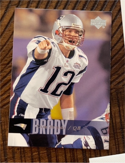 2006 Upper Deck #113 Tom Brady — front