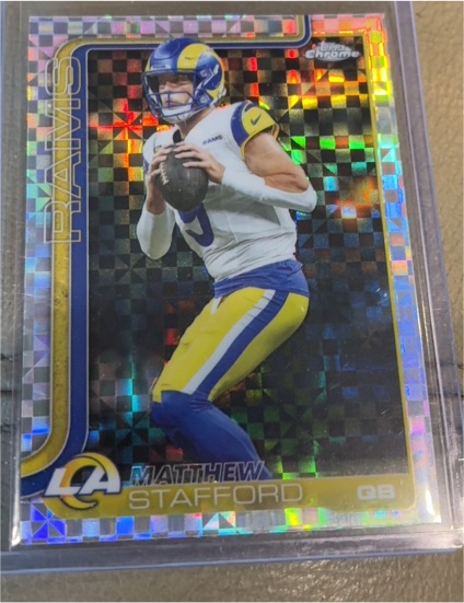 2025 Topps Chrome #169 Matthew Stafford — front