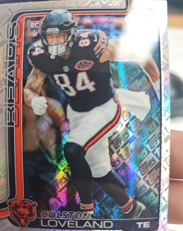 2025 Topps Chrome #345 Colston Loveland — front