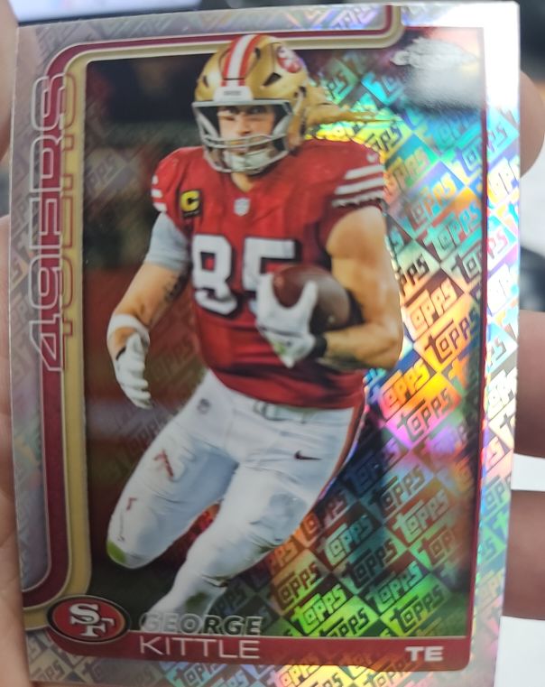 2025 Topps Chrome #267 George Kittle — front