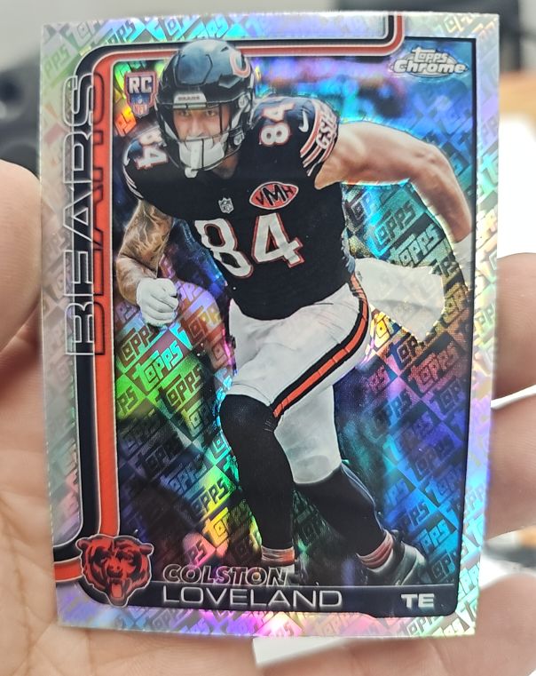 2025 Topps Chrome #345 Colston Loveland — front