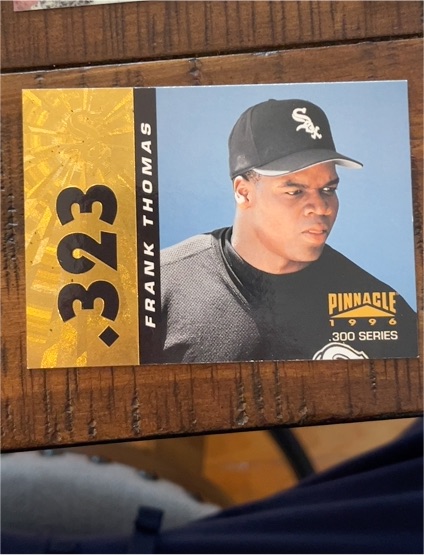 1996 Pinnacle #323 Frank Thomas — front