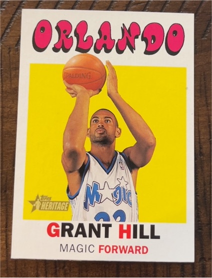 2000-01 Topps Heritage #20 Grant Hill — front