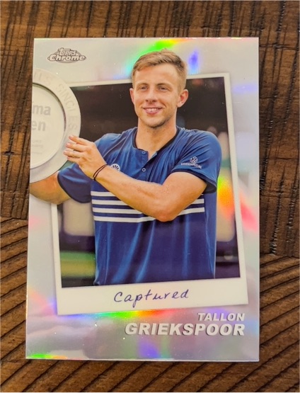 2024 Topps Chrome Tennis #CTD-TG Tallon Griekspoor Captured — front