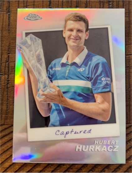 2024 Topps Chrome Tennis Captured #CTD-HH Hubert Hurkacz — front