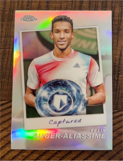 2024 Topps Chrome Tennis #CTD-FA Felix Auger-Aliassime Captured — front