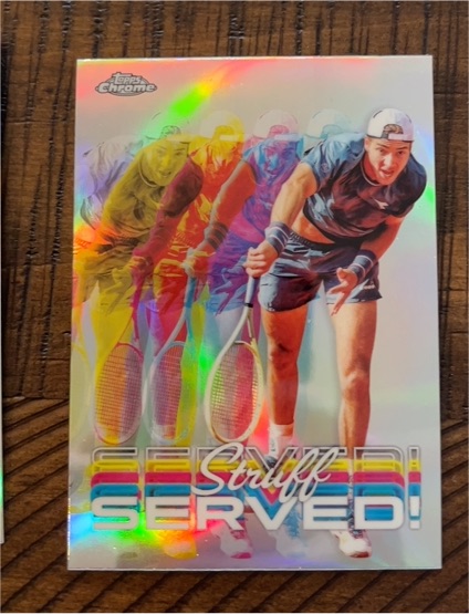 2024 Topps Chrome Tennis Served! #SER-JS Jan-Lennard Struff — front
