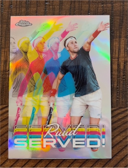 2024 Topps Chrome Tennis Served! #SER-CR Casper Ruud — front