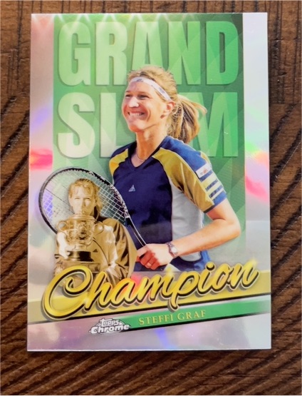 2024 Topps Chrome Tennis Grand Slam Champion #GSC-SG Steffi Graf — front