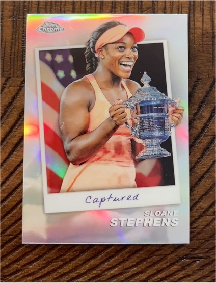 2024 Topps Chrome Tennis #CTD-SS Sloane Stephens Captured — front