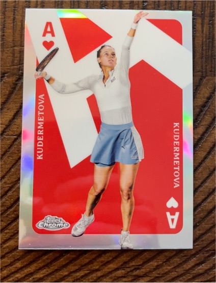 2024 Topps Chrome Tennis Aces #CAS-VK Veronika Kudermetova — front