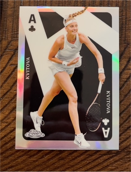 2024 Topps Chrome Tennis Aces #CAS-PK Petra Kvitova — front
