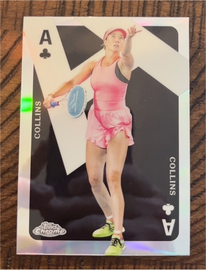 2024 Topps Chrome Tennis Aces #CAS-DC Danielle Collins — front