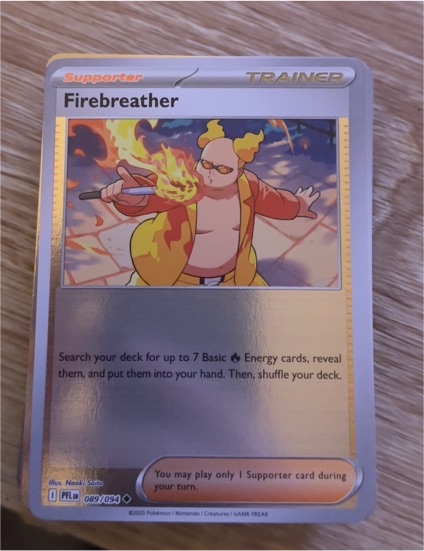 2023 Pokémon ME02: Phantasmal Flames #089 Firebreather — front