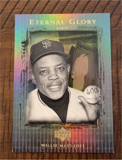 2000 Upper Deck Legends Eternal Glory #EG6 Willie Mays — front