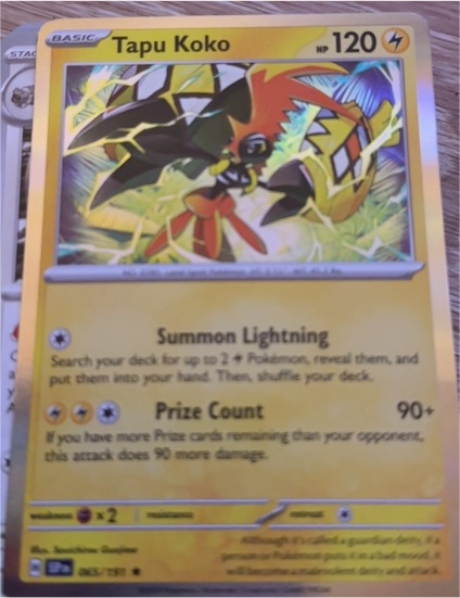2024 Pokémon TCG #065 Tapu Koko — front