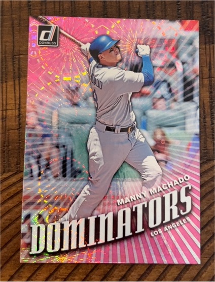 2019 Donruss Dominators #D4 Manny Machado — front